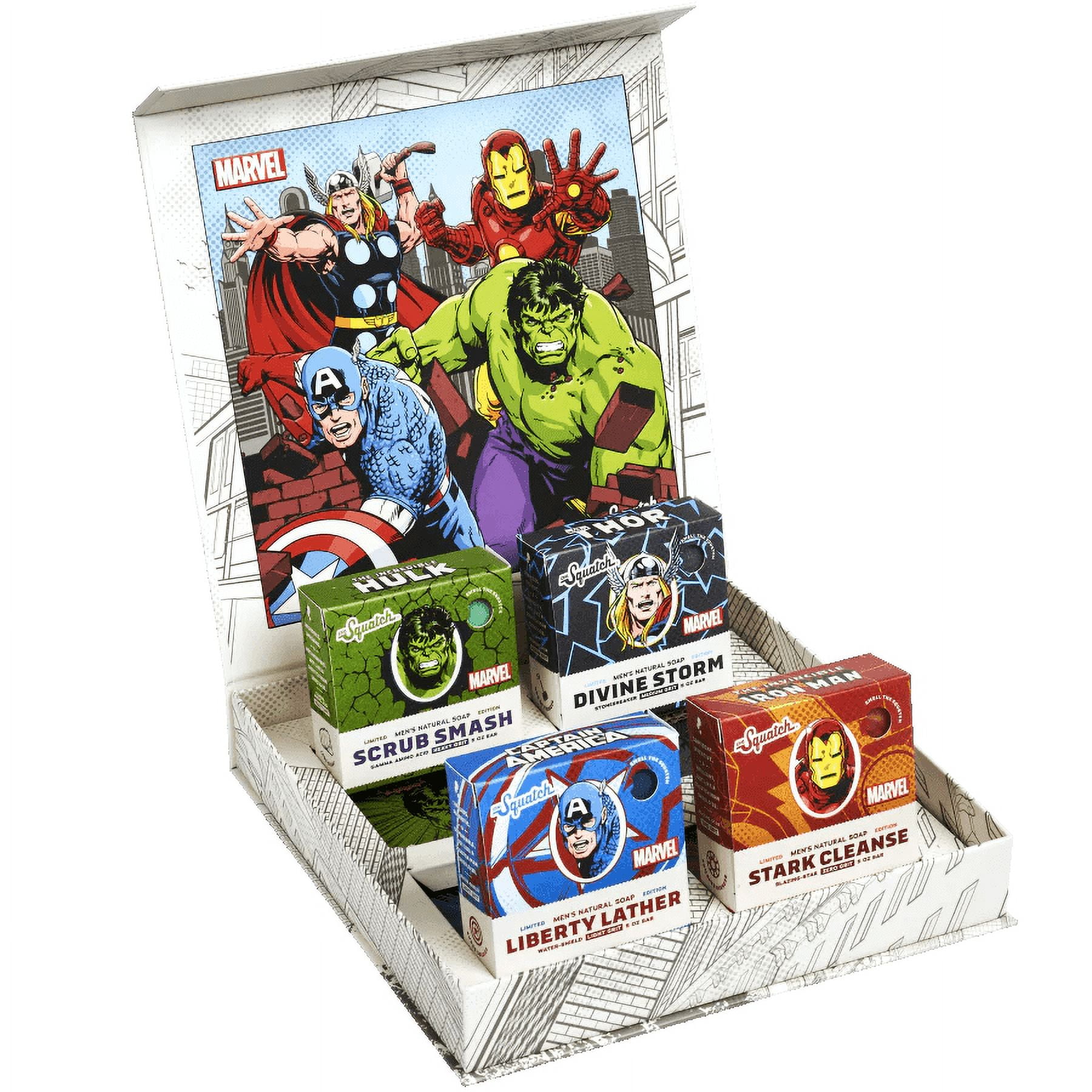 Dr. Squatch Soap Avengers Collection with Collector?s Box
