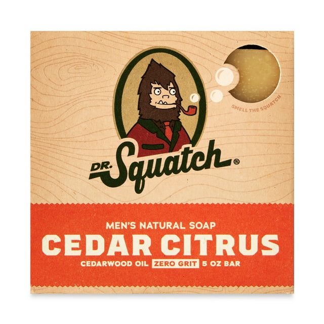 Dr. Squatch Soap Co. Men’s Cedar Citrus Soap