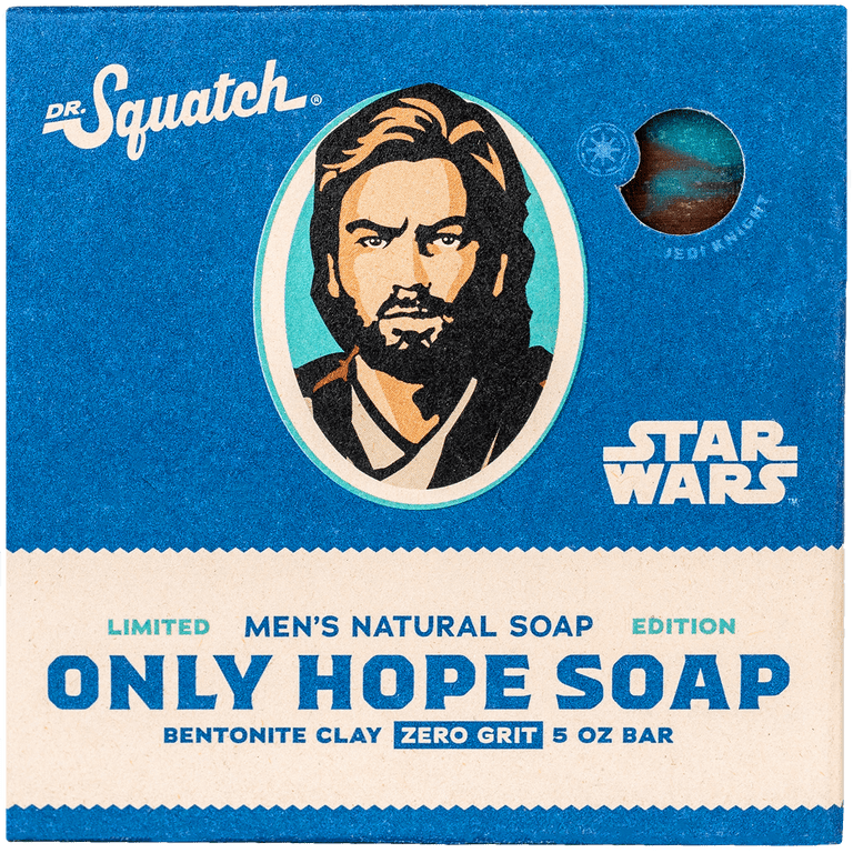 Dr. Squatch Only Hope Star Wars Natural Bar Soap for Men, 5 oz