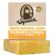 Dr. Squatch Men's Soap, Natural Bar Soap for Men, Summer Citrus, 5 oz