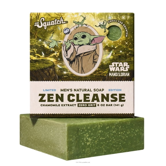 Dr. Squatch Mens Bar Soap, Natural Bar Soap for Men, Zen Cleanse, 5 Oz