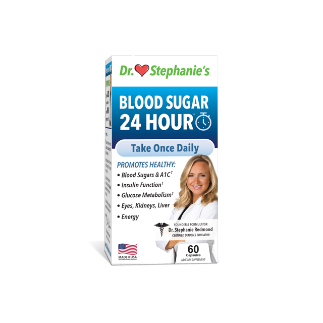 Dr. Stephanie's Blood Sugar 24 Hour Daily Support Supplement Natural