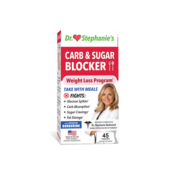 Dr Stephanie's Carb & Sugar Blocker, Weight Management & Blood Sugar