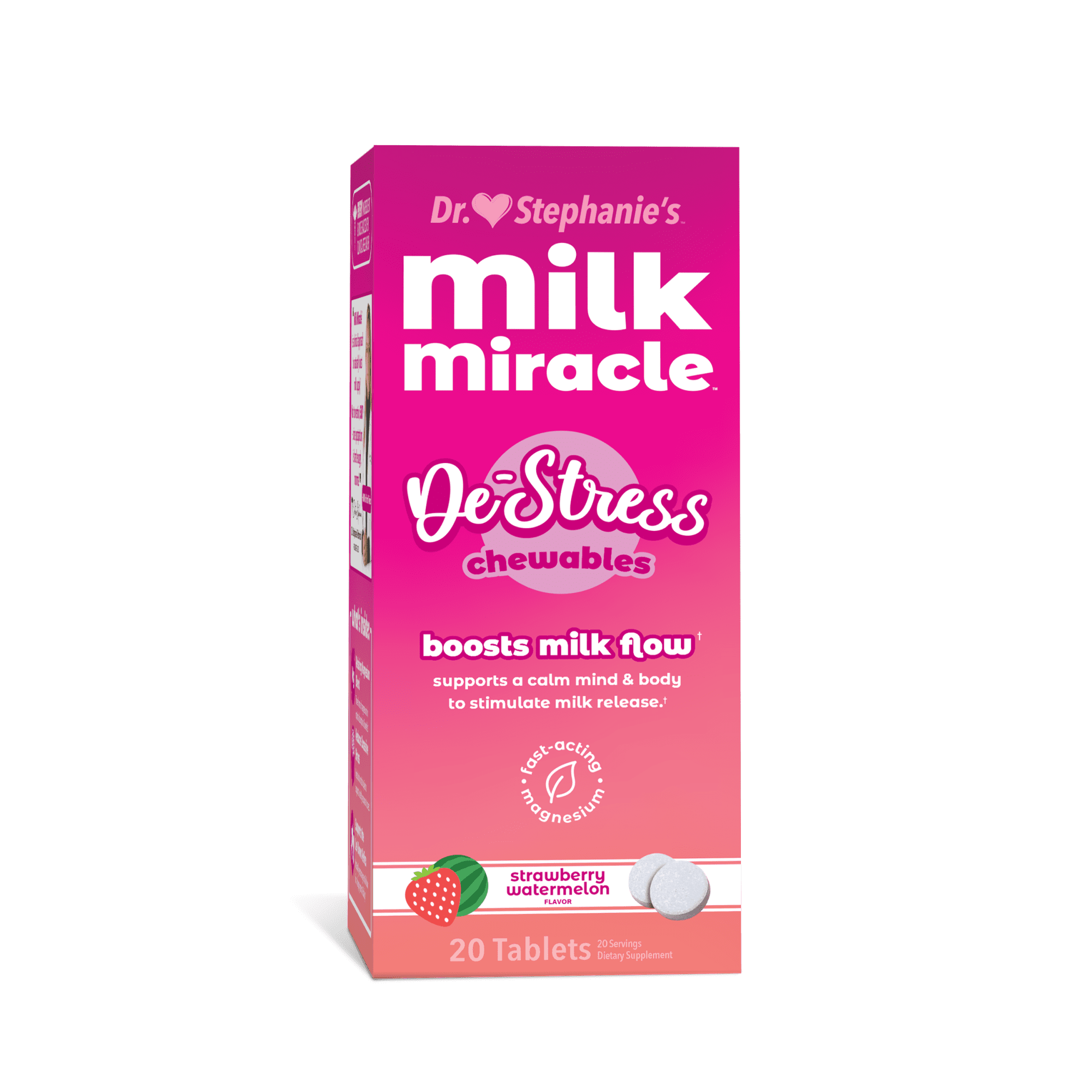 Dr. Stephanie's Milk Miracle De-Stress Chewables - Magnesium Melts for ...