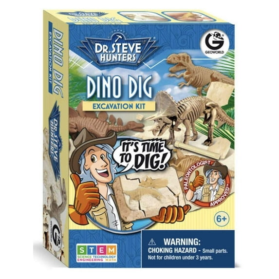 Dr. Steve Hunters Dino Dig STEM Excavation Kit Ages 6+ Small NEW