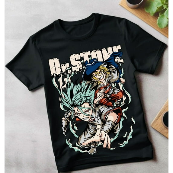 Dr. Stone T-Shirt Senku Ishigami Ryusui Asagiri Seiyuu Vintage Shirt All Size