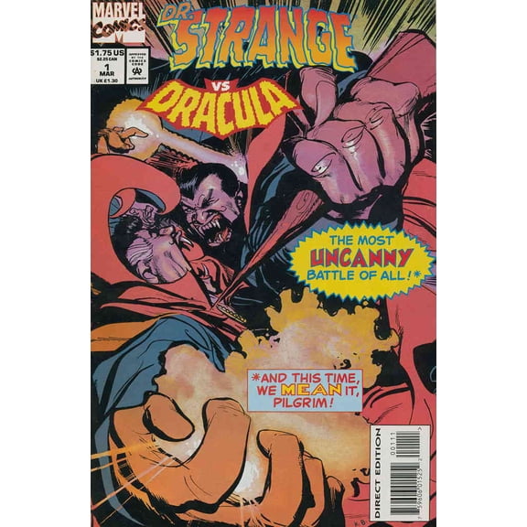 Dr. Strange Vs. Dracula #1 VF ; Marvel Comic Book