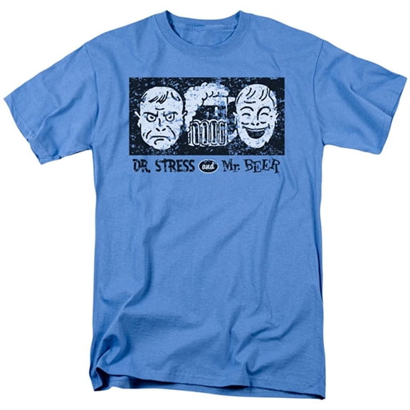 Dr Stress And Mr Beer Officially Licensed Adult T Shirt