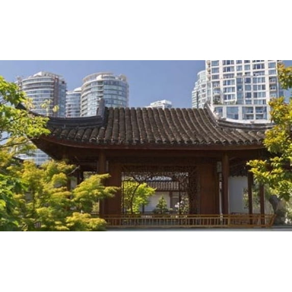 Dr Sun Yat-Sen Chinese Garden Poster Print by William Sutton (36 x 18)