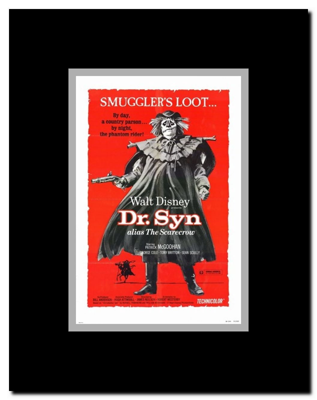 Dr Syn Alias the Scarecrow Framed Movie Poster