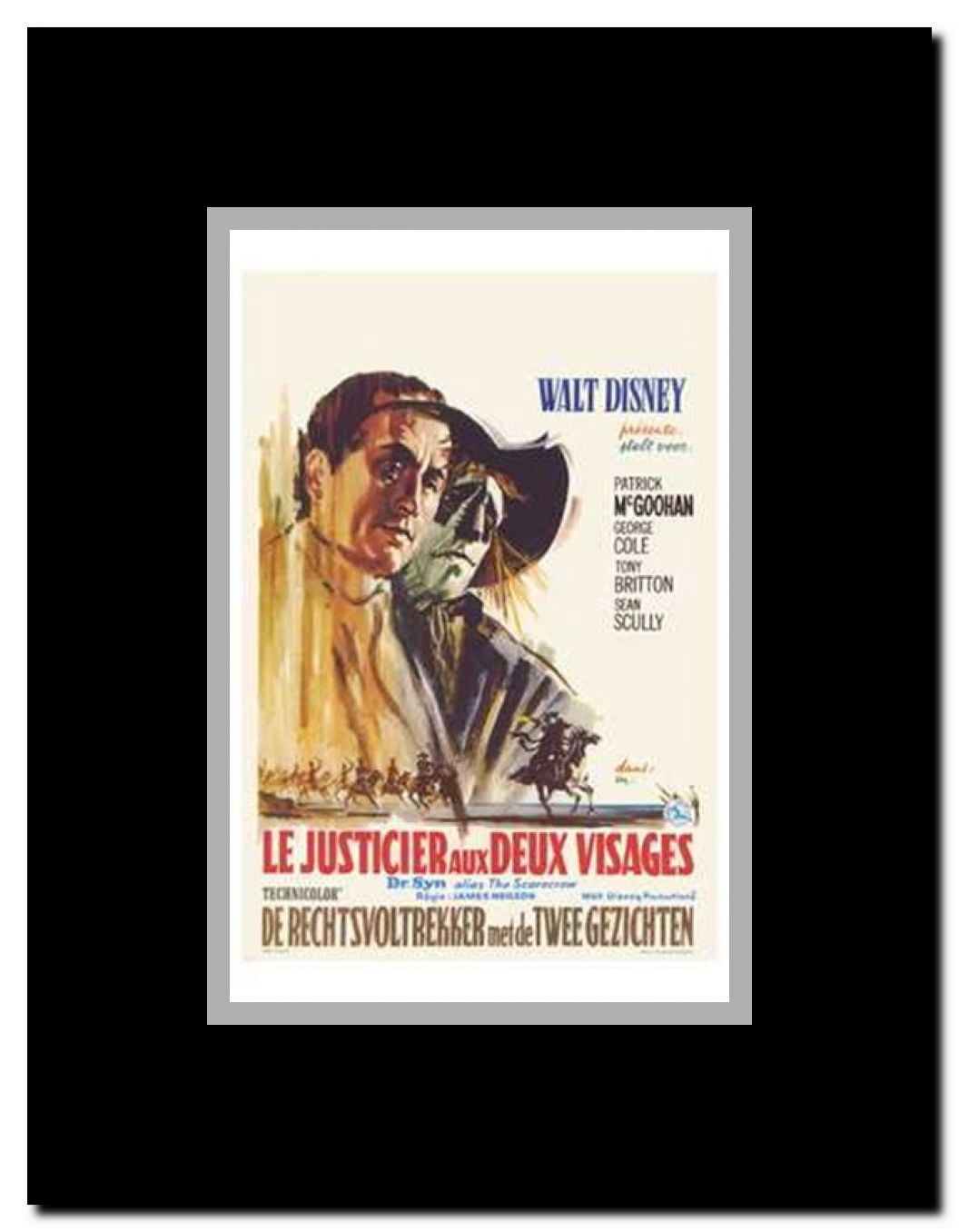 Dr Syn Alias the Scarecrow Framed Movie Poster