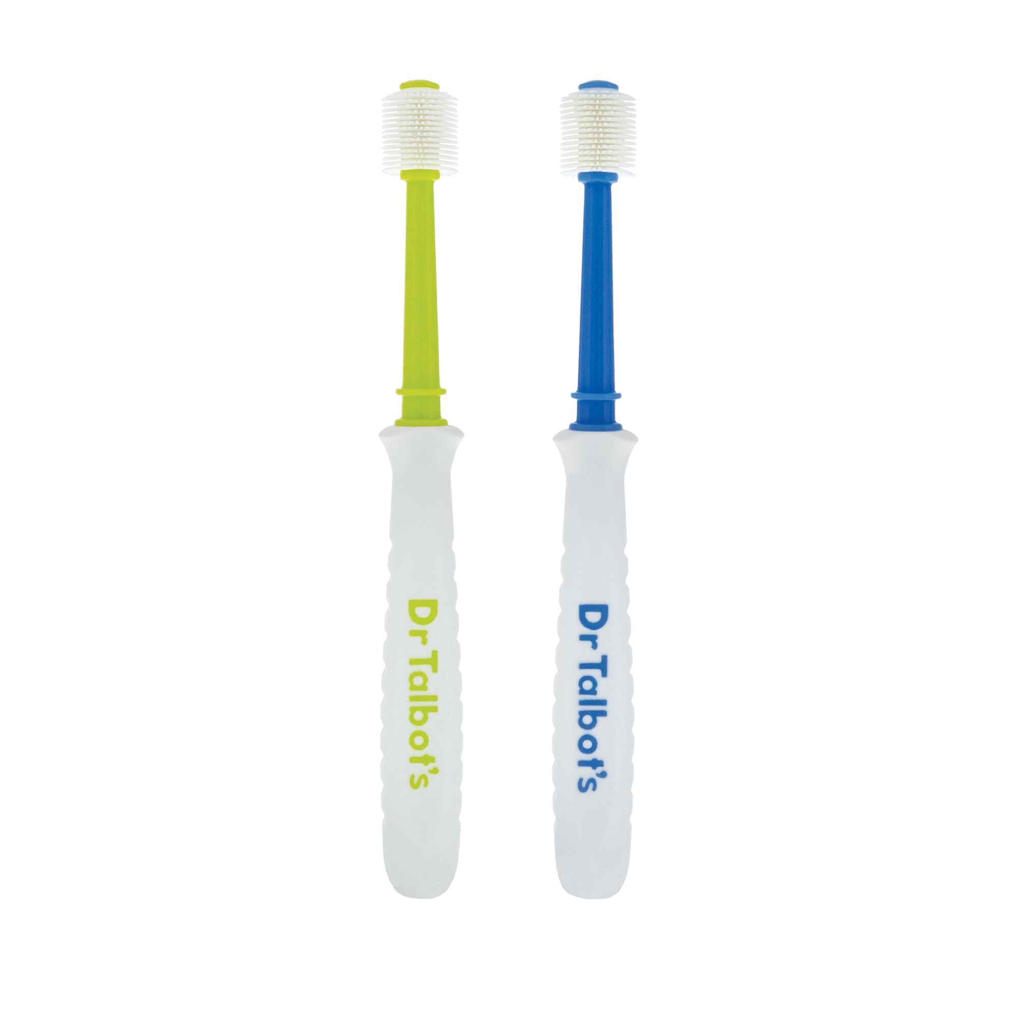 Dr.Talbot's 2pk 360 Baby Toothbrush, Blue/Green