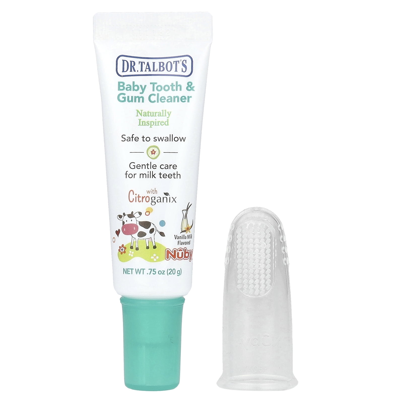 Dr. Talbot's Baby Toothpaste and Silicone Finger Gum Massager, 0.75 Fluid Ounce