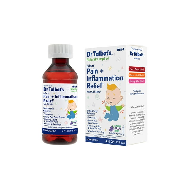 Dr. Talbot's Homeopathic Infant Pain and Inflammation Relief, 4 fl oz