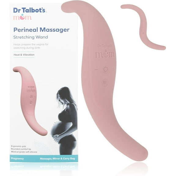 Dr. Talbot's Mom Heat & Vibration Perineal Massager for Pregnancy and Labor Prep