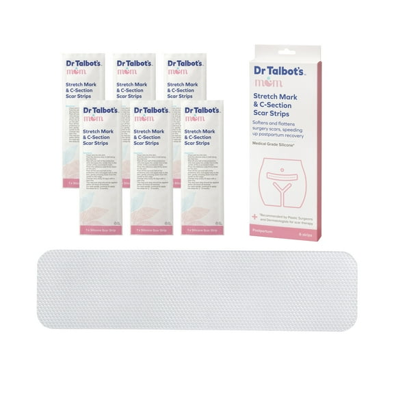 Dr. Talbot's Mom Stretch Mark & C-Section Scar Strips, 6 Count