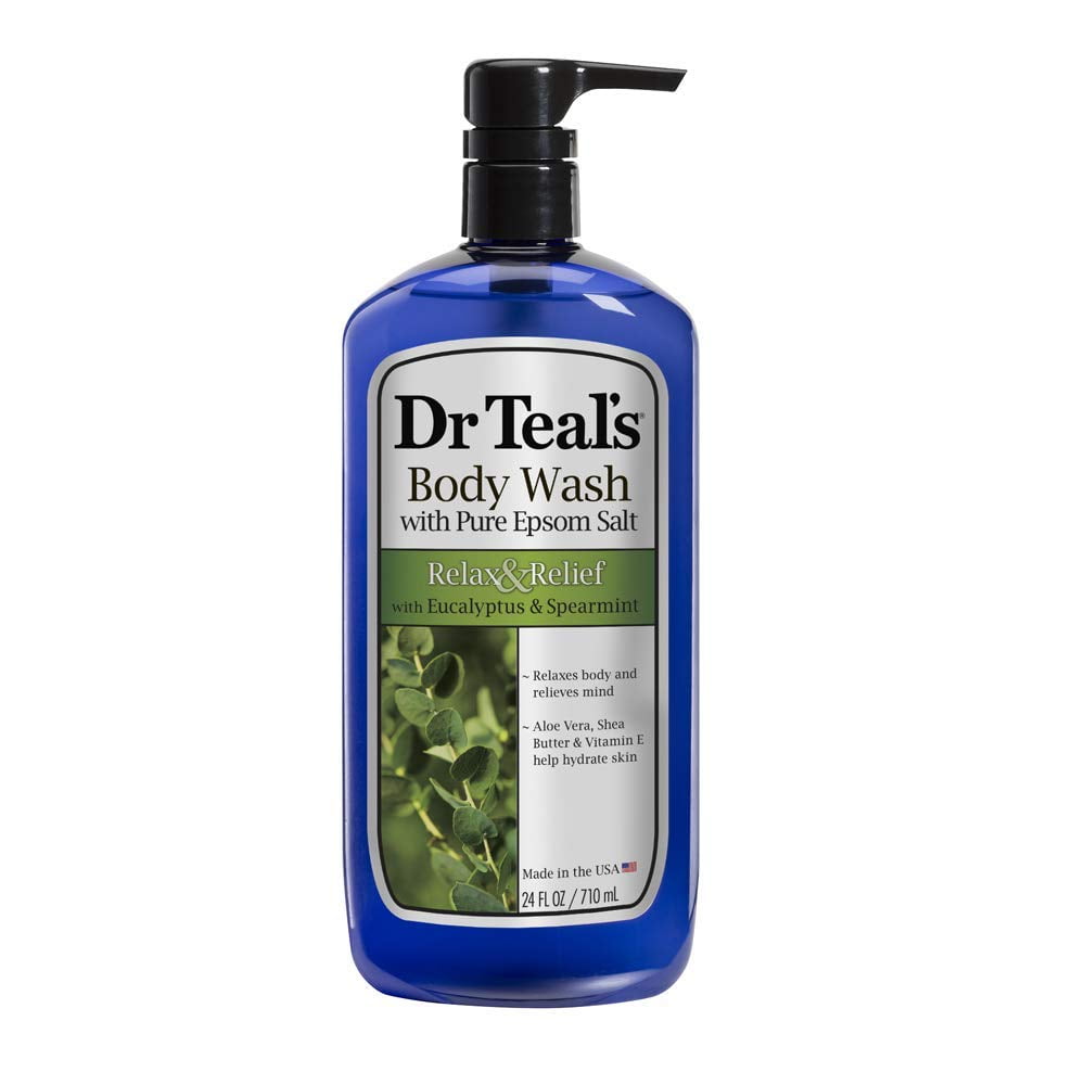 Dr Teal,S Body Wash, Relax & Relief With Eucalyptus & Spearmint 24 Fl Oz (Pack Of 2)