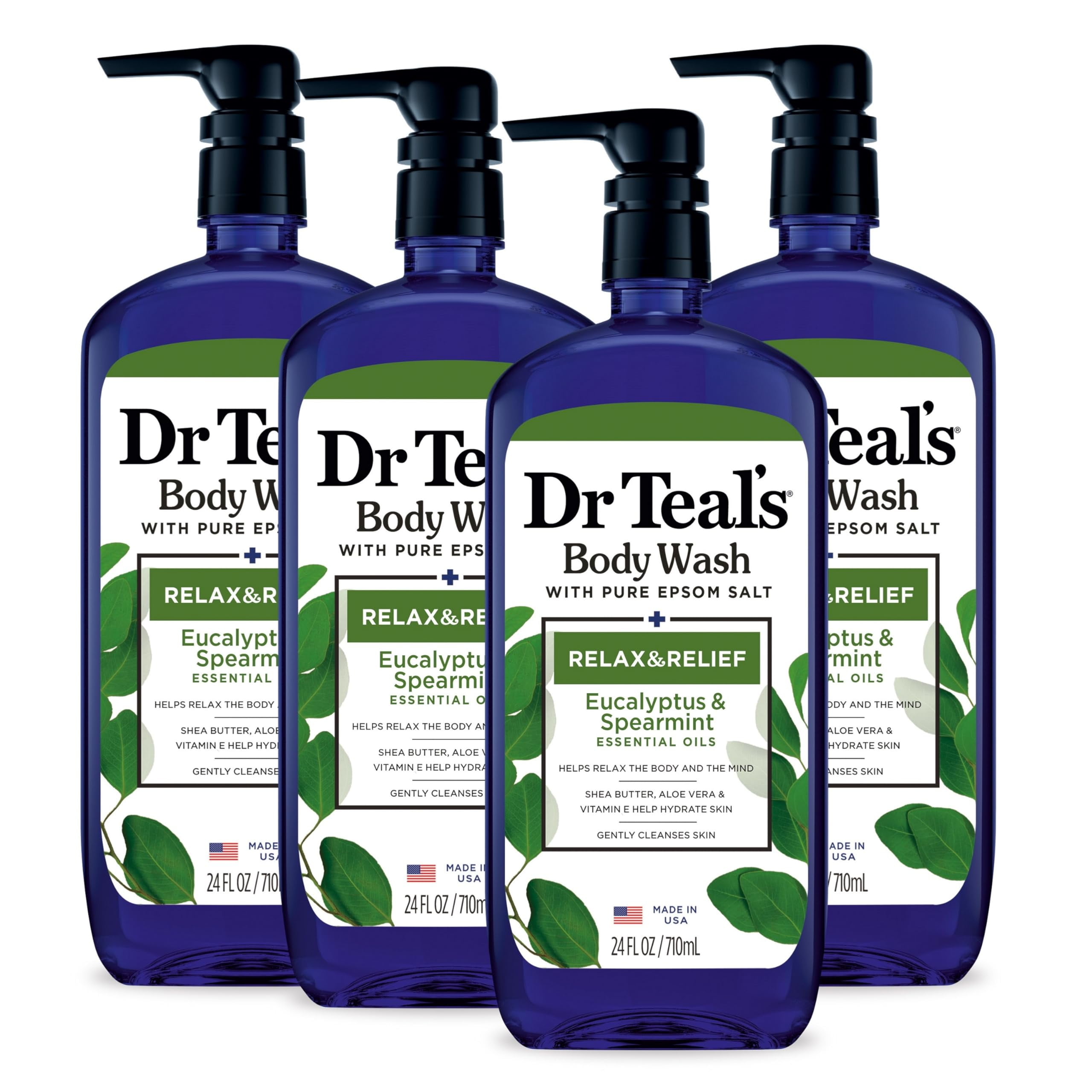 Dr Teal,S Body Wash With Pure Epsom Salt, Relax & Relief With