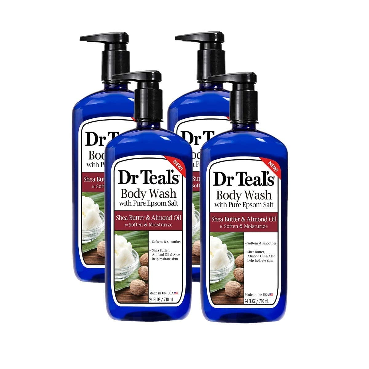 Dr Teal,S Epsom Salt Bath And Shower Body Wash With Pump Shea Butter