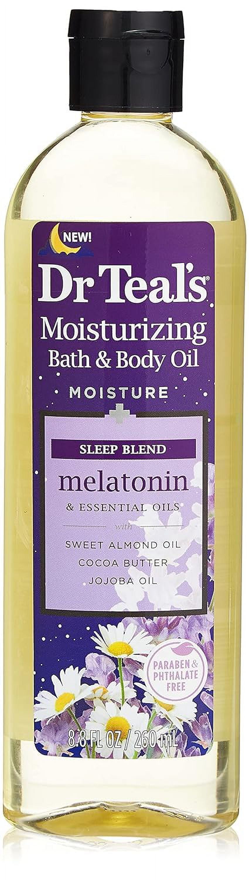 Dr Teal,S Melatonin Essential Oil Moisturizing Bath & Body Oil 8.8Oz