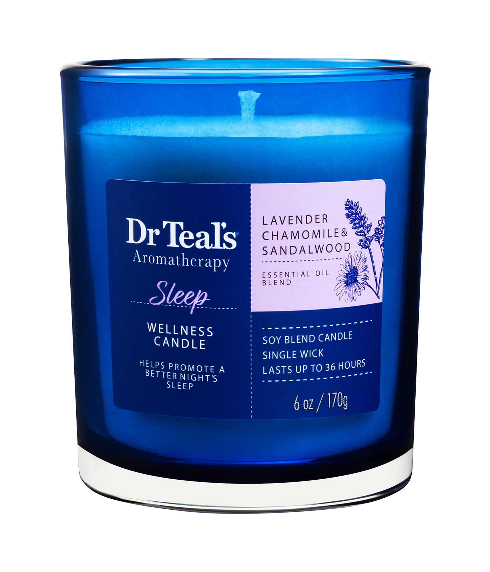 Dr Teal's Aromatherapy Sleep Wellness Candle with Lavender & Chamomile