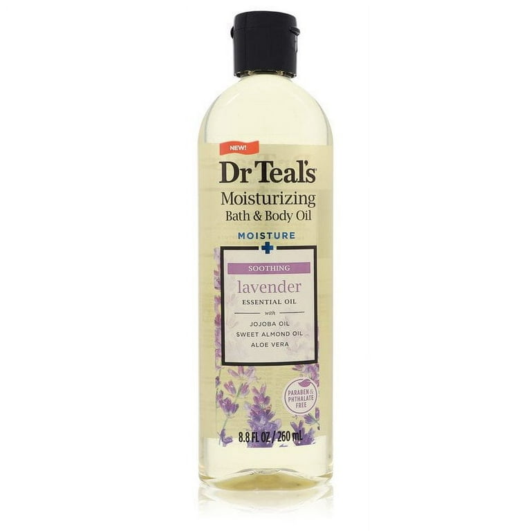 Dr Teal's Bath Oil Sooth & Sleep With Lavender Pure Epsom Salt Body Oil Sooth & Sleep with Lavender By Dr Teal's - 8.8 oz Dr Teal's Bath Oil Sooth & Sleep With Lavender Pure Epsom Salt Body Oil Sooth & Sleep with Lavender By Dr Teal's - 8.8 oz
