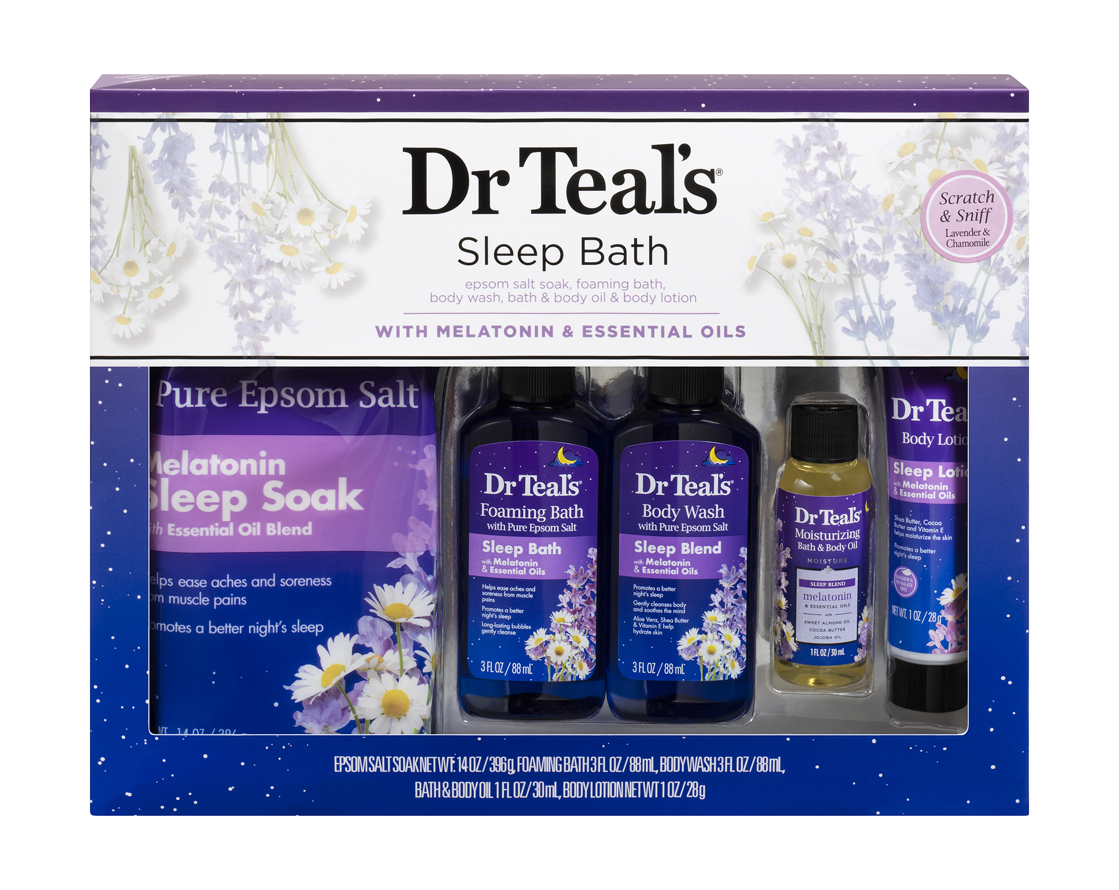 Dr Teal's Bath and Body Regimen Relax & Relief Gift Set: Melatonin - image 1 of 16