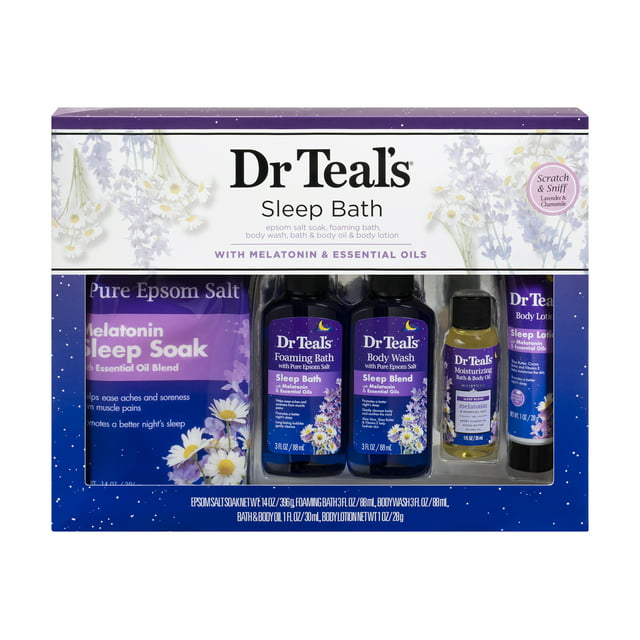 Dr Teal's Bath and Body Regimen Relax & Relief Gift Set: Melatonin