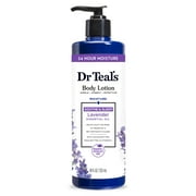 Dr Teal's 24 Hour Moisture Body Lotion with Lavender Essential Oil, 18 fl oz