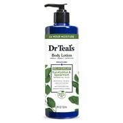 Dr Teal's Body Lotion, 24 Hour Moisture with Eucalyptus & Spearmint Essential Oils, 18 fl oz