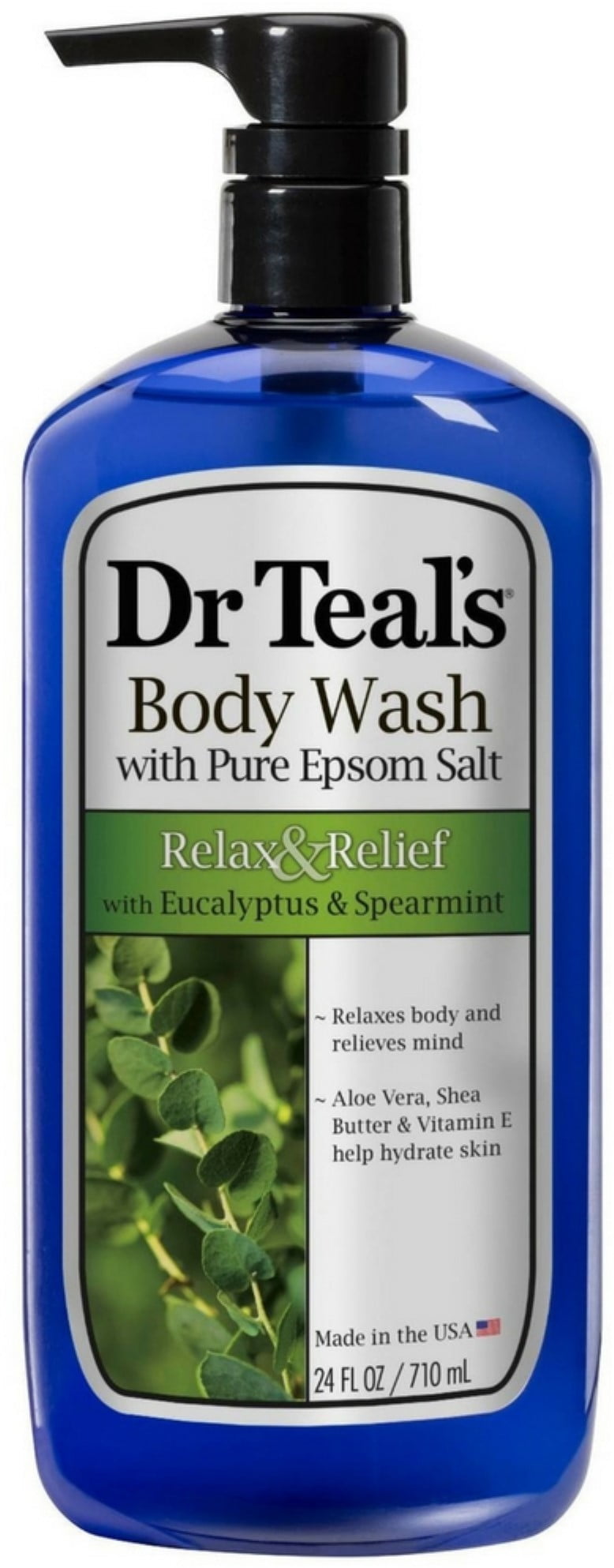 Dr Teal's Relax & Relief Body Wash with Eucalyptus, Spearmint & Epsom