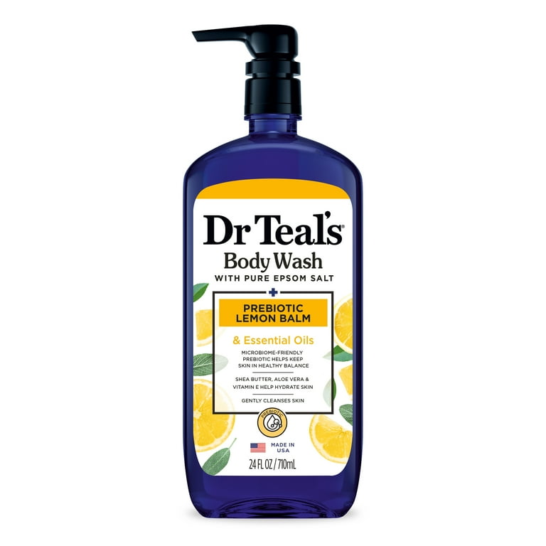 Dr Teal's Body Wash with Prebiotic Lemon Balm and Essential Oil