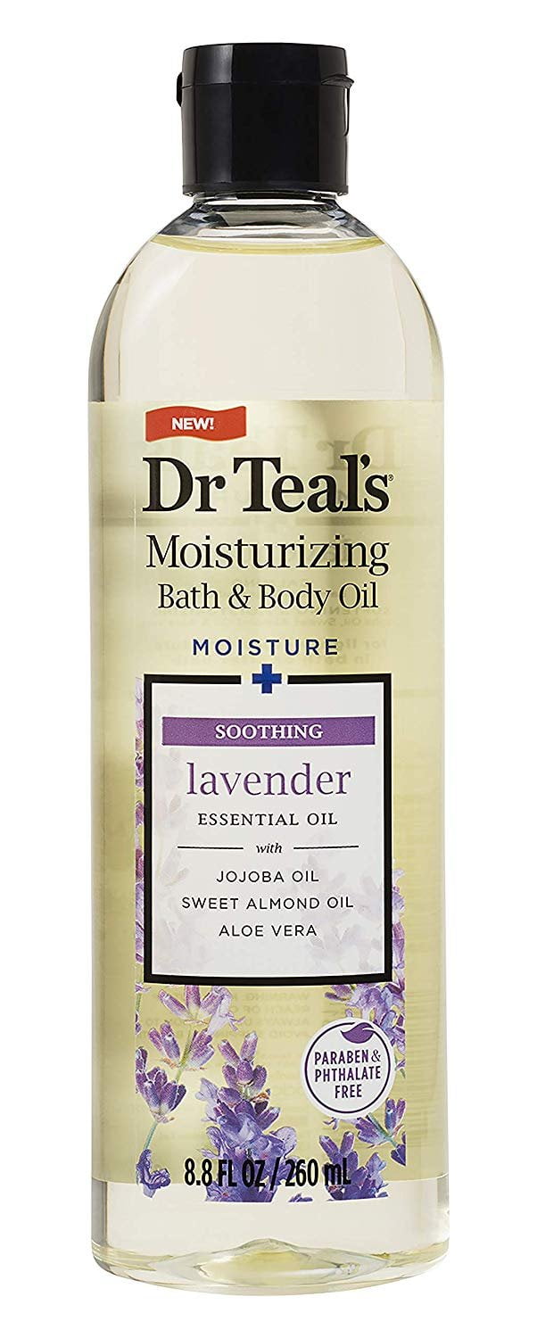 DR TEAL'S Dr. Teal's Body and Bath Oil Lavender, 8.8-Ounce, 6-Count