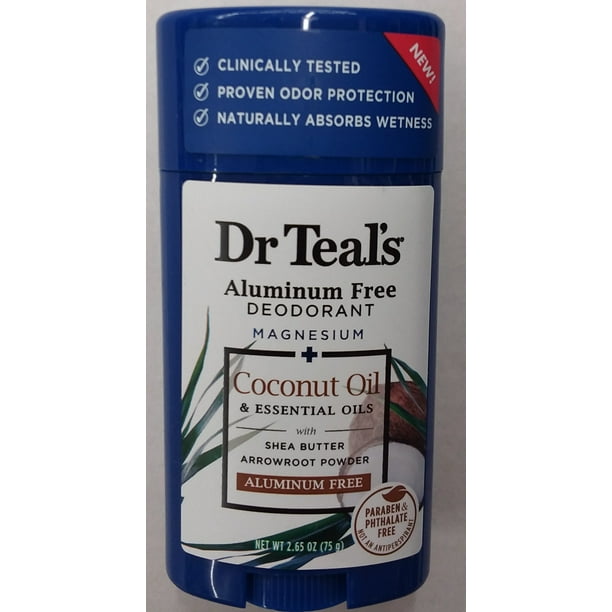 Dr Teal's Coconut Deodorant, 2.65 oz.