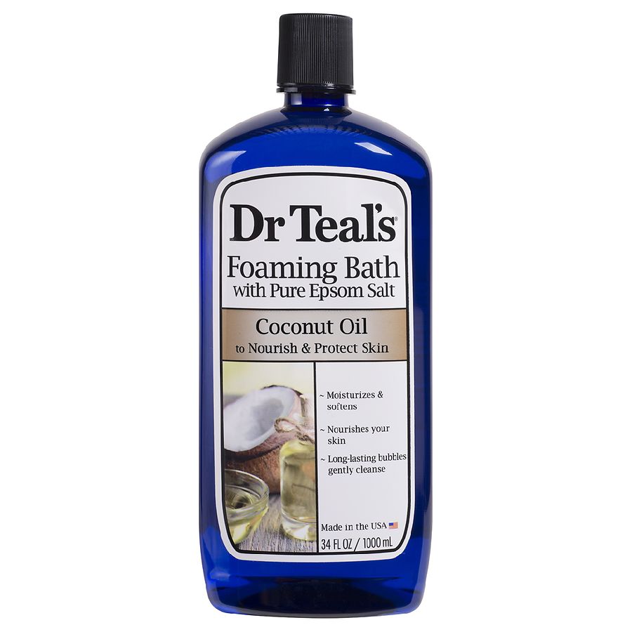 Dr. Teal's Coconut Oil Foaming Bath Soap 34.0 fl oz