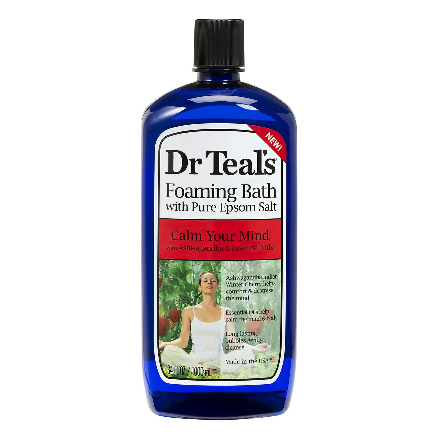 Dr Teal's Comfort & Clarity Foaming Bubble Bath with Pure Epsom Salt