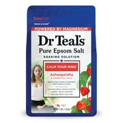 Dr Teal's Epsom Salt Magnesium Soak, Ashwagandha & Essential Oils, 3 lbs