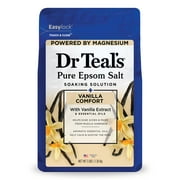 Dr Teal's Epsom Salt Magnesium Soak, Vanilla Comfort, 3 lbs
