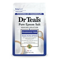 Dr Teal's Epsom Salt Magnesium Soak, Fragrance Free, 4 lbs