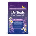 thumbnail interactive-video image 1 of Dr Teal's Epsom Salt Magnesium Soak, Sleep Blend with Melatonin, Lavender & Chamomile, 3 lbs, 1 of 12