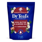 Dr Teals Epsom Salt Magnesium Soak, with Shea Butter & Almond Oil, 7 lbs