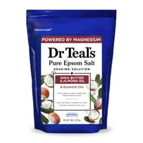 Dr Teal's Epsom Salt Magnesium Soak, with Shea Butter & Almond Oil, 7 lbs
