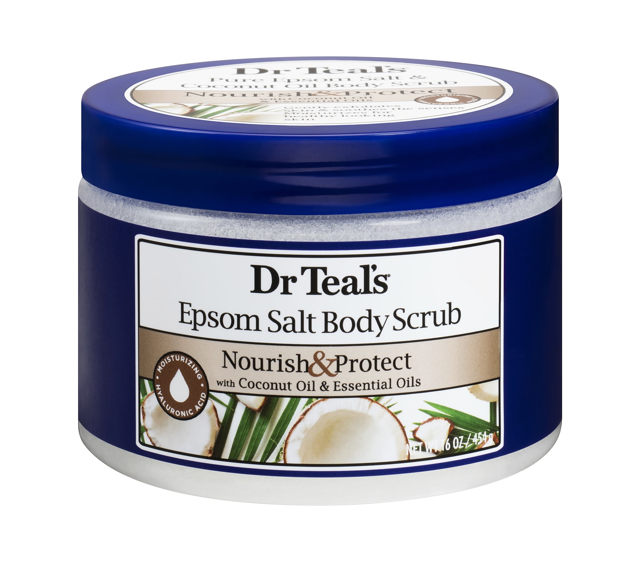 Dr Teal's Epsom Salt Nourish & Protect Body Scrub, 16 oz