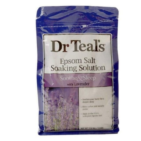 Dr Teal's Epsom Salt Soaking Solution +Foaming Bath w/Pure Epsom Salt - Lavender