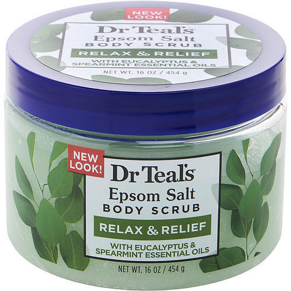 Dr Teals Exfoliate And Renew With Eucalyptus And Spearmint Epsom Salt Body Scrub 16 Oz 4779