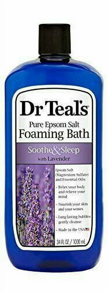 Dr Teal's Foaming Bath, Comfort & Calm with Chamomile 34 oz (Pack of 3)