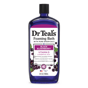 Dr Teal's Foaming Bath with Black Elderberry & Vitamin D, 34 fl oz.