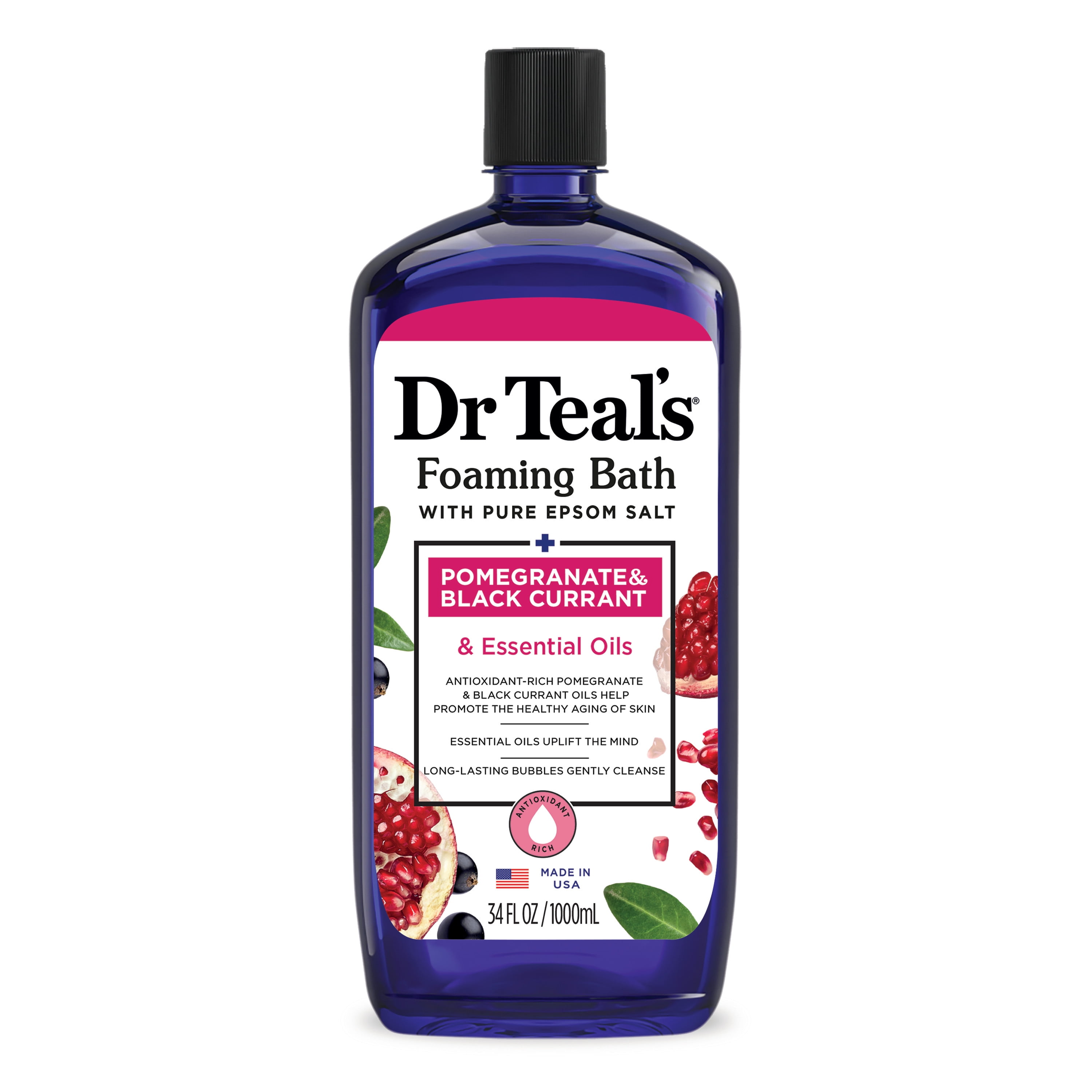 Dr Teal's Foaming Bath with Pure Epsom Salt, Relax & Relief with