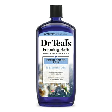 Dr Teal's Fresh Spring Rain Foaming Bath with Essential Oils, 34 fl oz