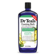 Dr Teal's Glow & Hydrate Foaming Bath with Avocado Oil & Essential Oils, 34 fl oz